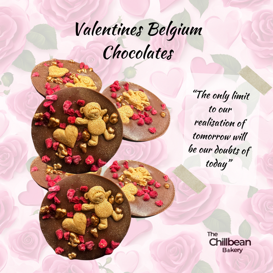 Valentines Belgium Chocolates (8 chocolates per pack)